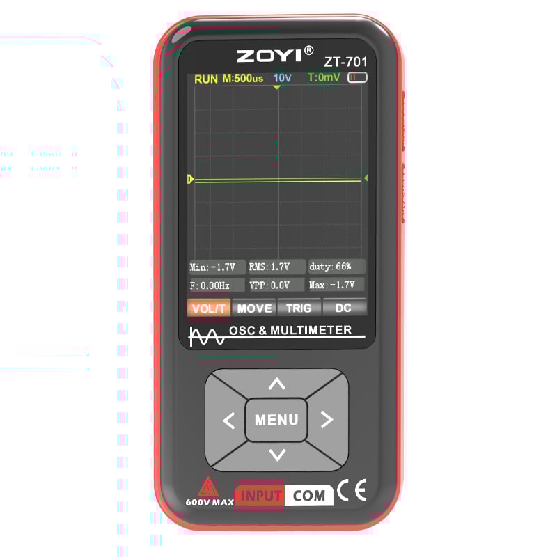 ZOYI ZT-703S Triple-in-One Oscilloscope + Multimeter + Signal