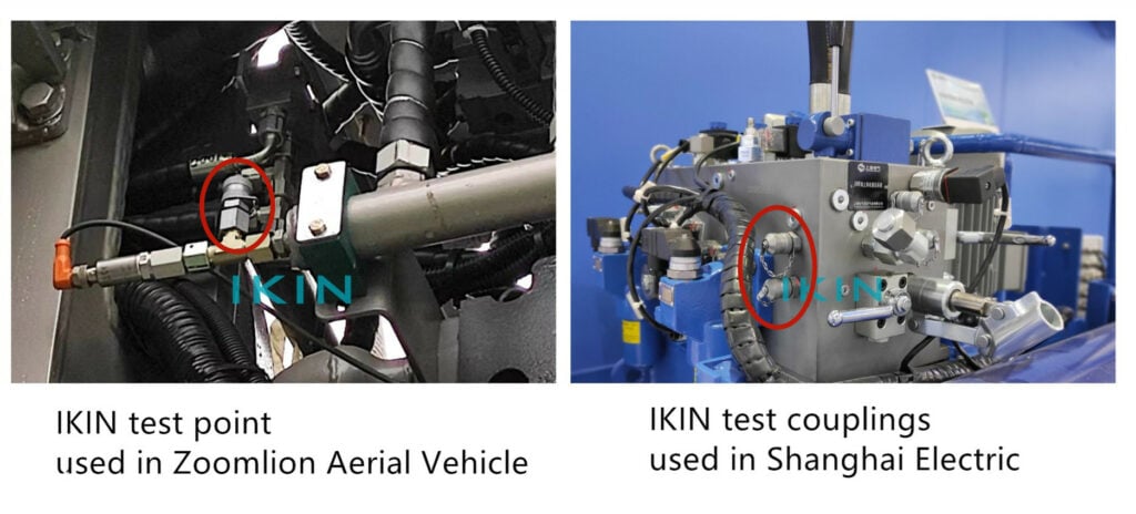 Acoplamento de teste de pressão IKIN FLUID