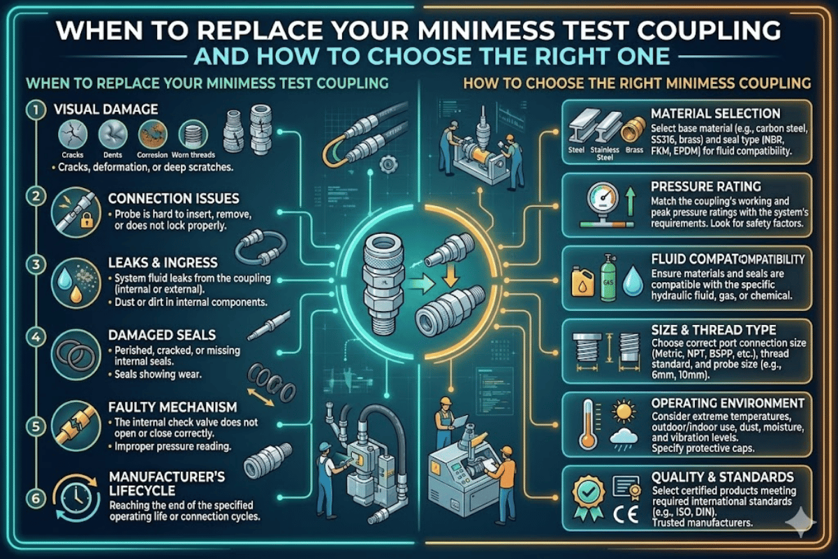 When to Replace Your Minimess Test Coupling And How to Choose the Right One