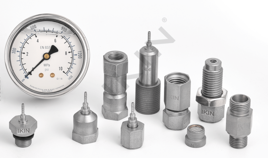 Anschlüsse für hydraulische Prüfpunkte