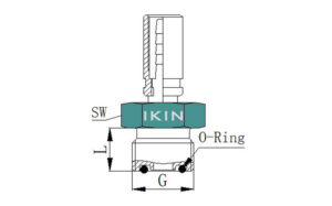 microbore hose fittings, with ORFS male thread