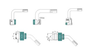 90°&45° hose fitting